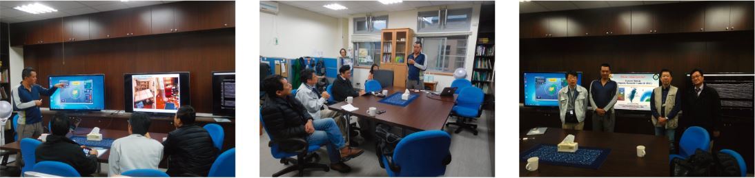 Visitors from Tohoku University